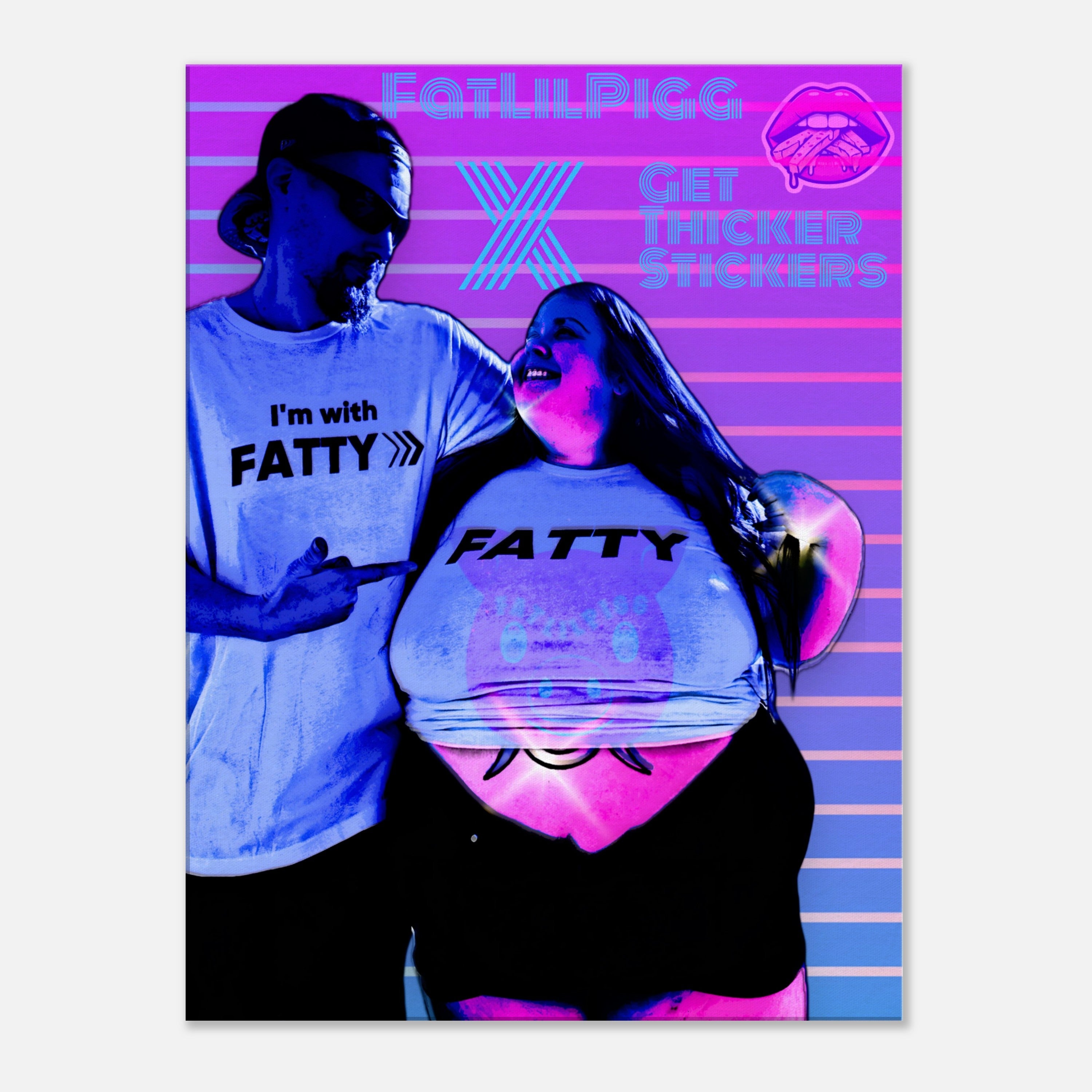 FatLilPigg 🐷 x Get Thicker Stickers