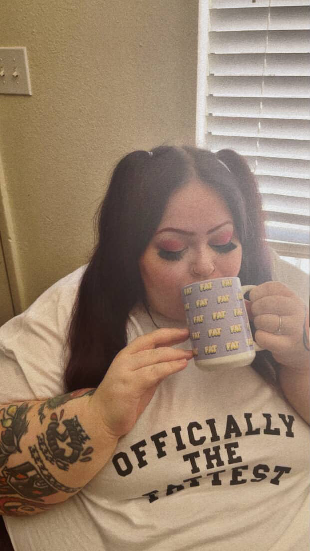 FAT Mug - Body Positive Mug - Fat Acceptance - BBW - SSBBW - Coffee Mug - Curvy Girl Gift - Trendy Mug