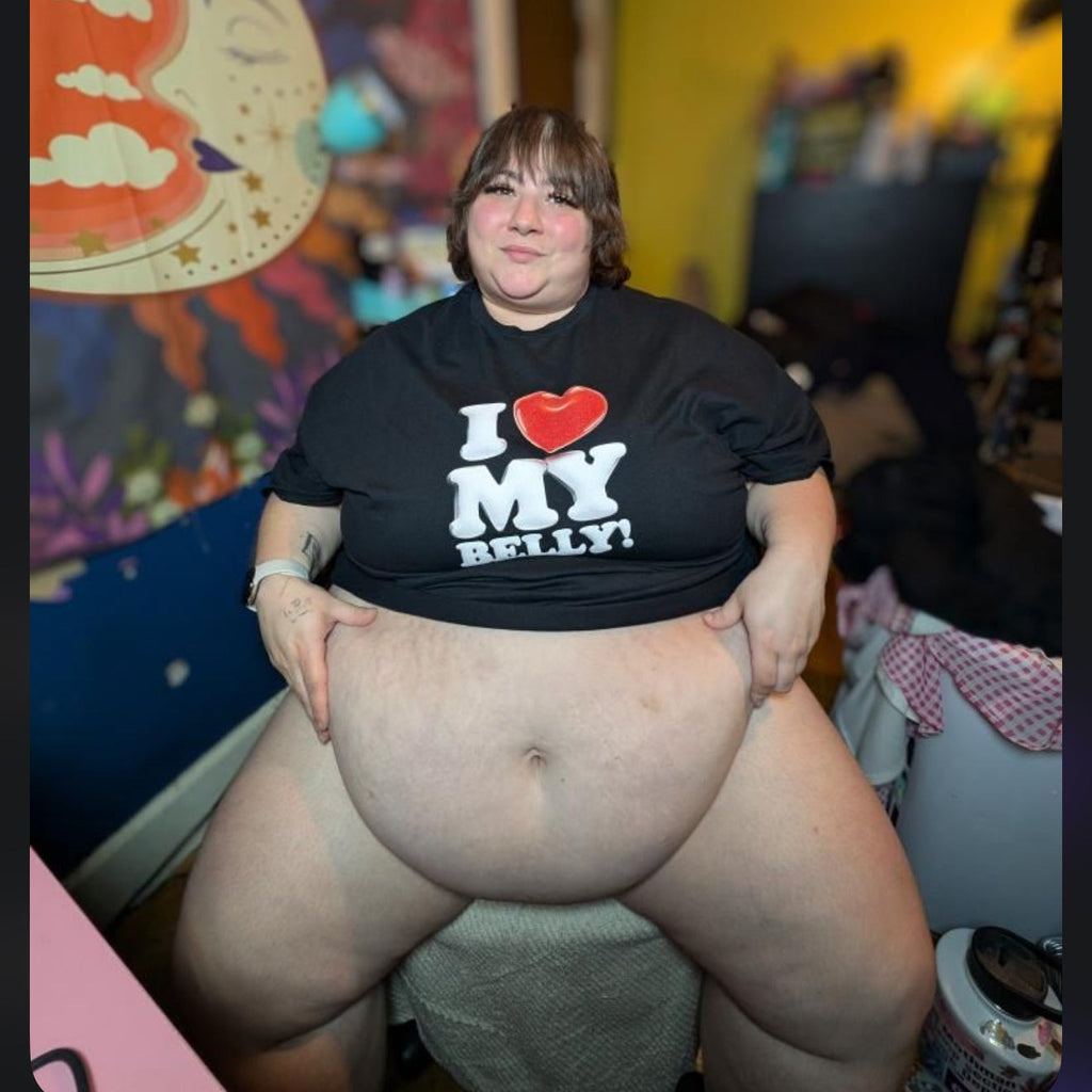 I Love My Belly Shirt | Unisex Body Positive Tee | Plus Size T-Shirt | Self Love Shirt | Curvy Confidence Top,