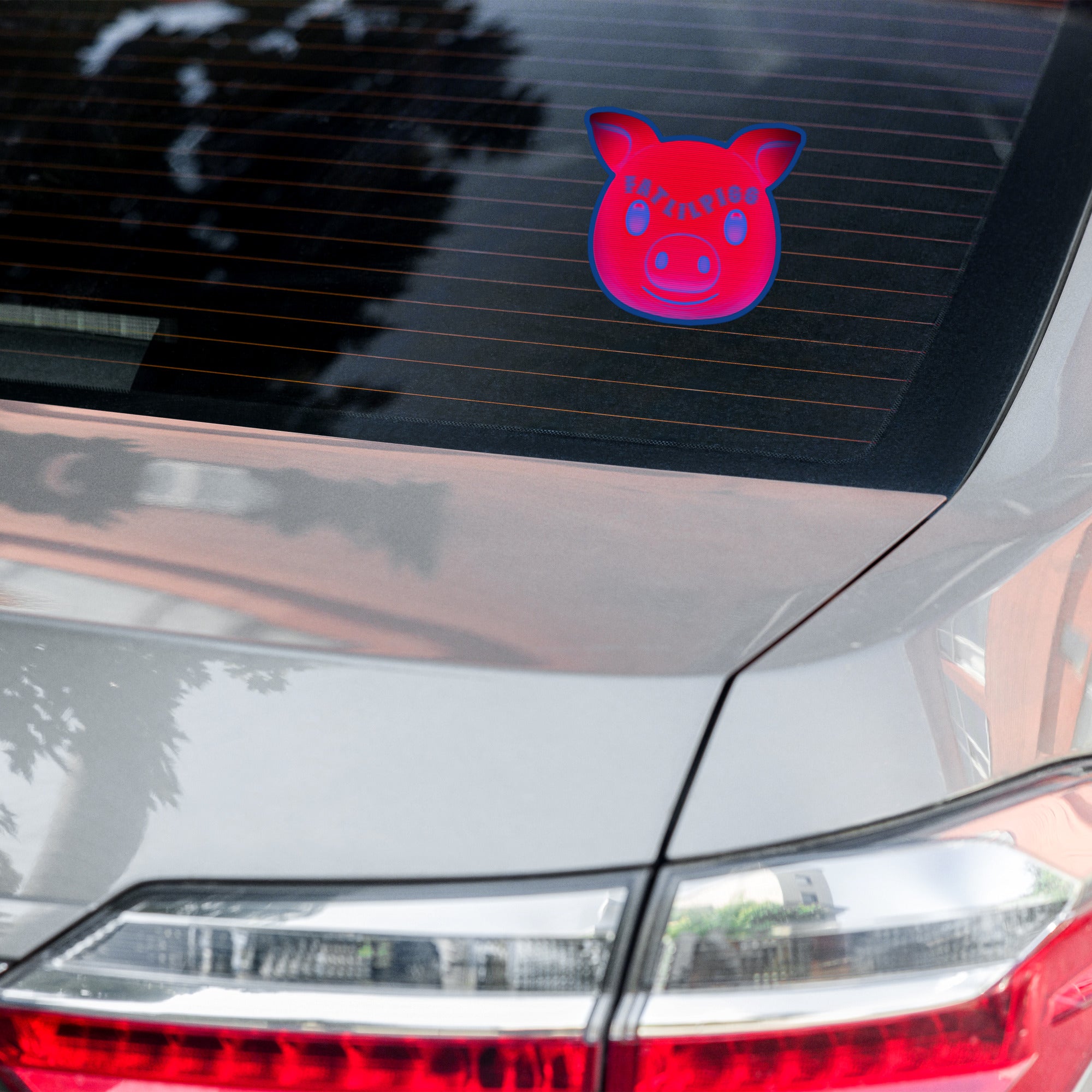 FatLilPigg x Get Thicker Stickers Collab Piggy Sticker | Custom Vinyl Decal | Cute Pig Design | Body Positive Sticker