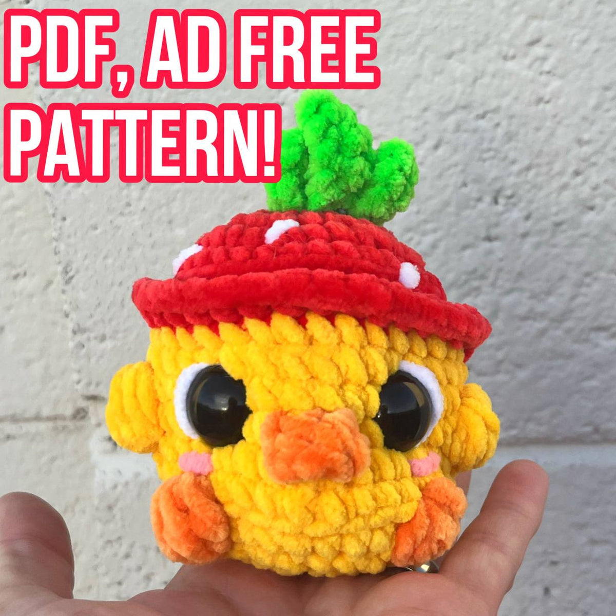 Strawberry Fruit Chick Pattern